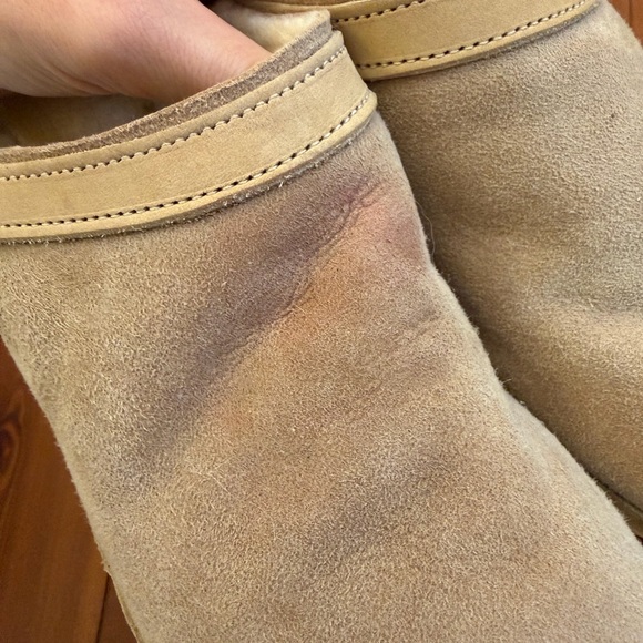 No. 6 Dakota Women's Tan Shearling Heel Clog - Picture 2 of 7